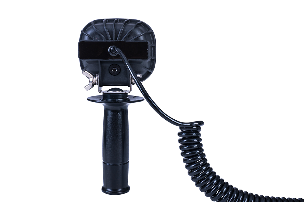 Work lamp with handle and cigarette lighter plug LRD 3071