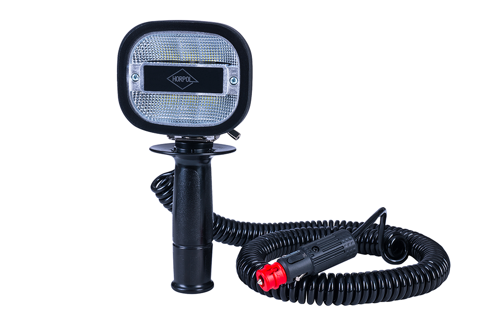 Work lamp with handle and cigarette lighter plug LRD 3071