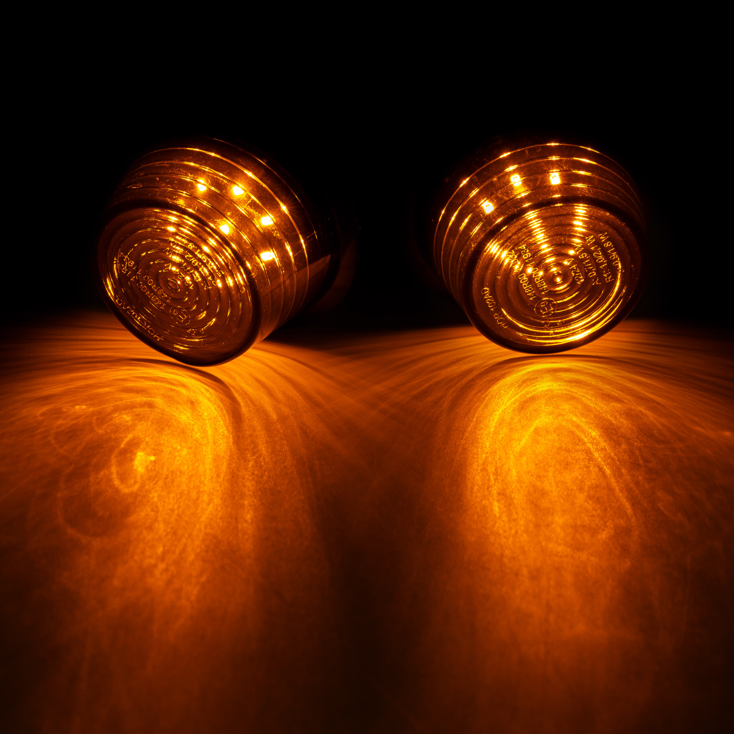 Orange double module for stalk marker light MDP 2592/GRAPHITE