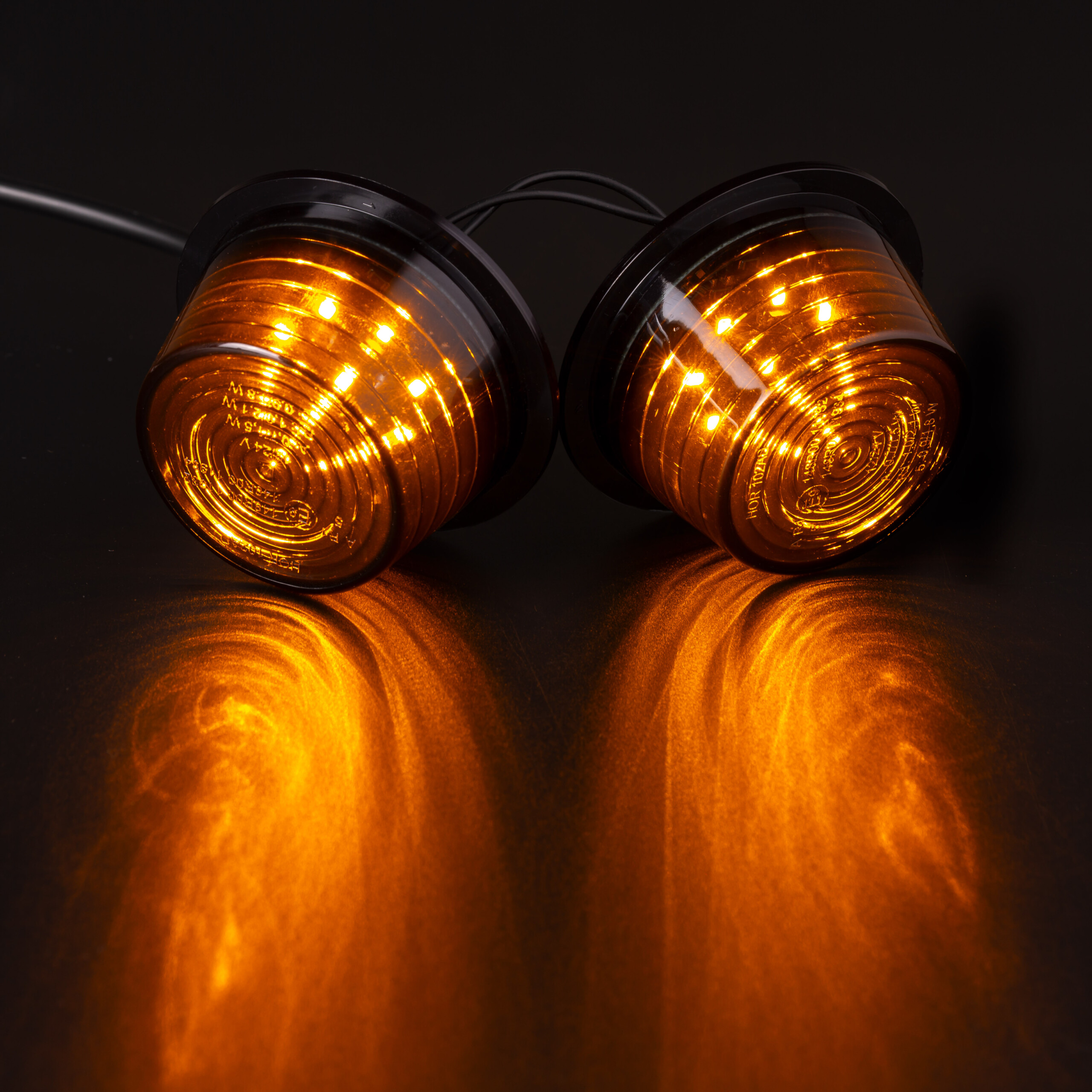 Orange double module for stalk marker light MDP 2592/GRAPHITE