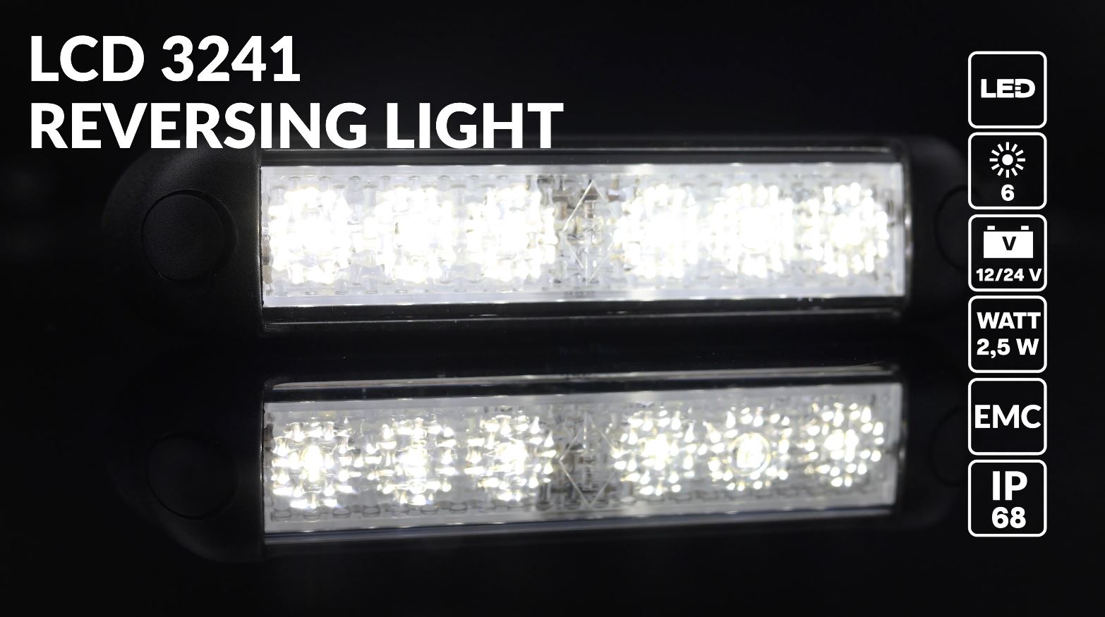 Reversing light LCD 3241