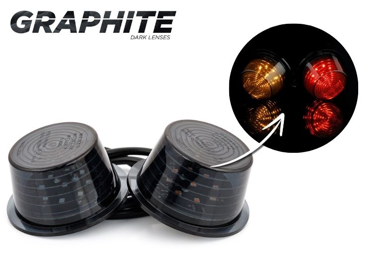 Orange and red module for stalk marker light MDPC 2623/GRAPHITE